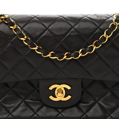 Chanel Lambskin Quilted Small Double Flap Black 9 of 14