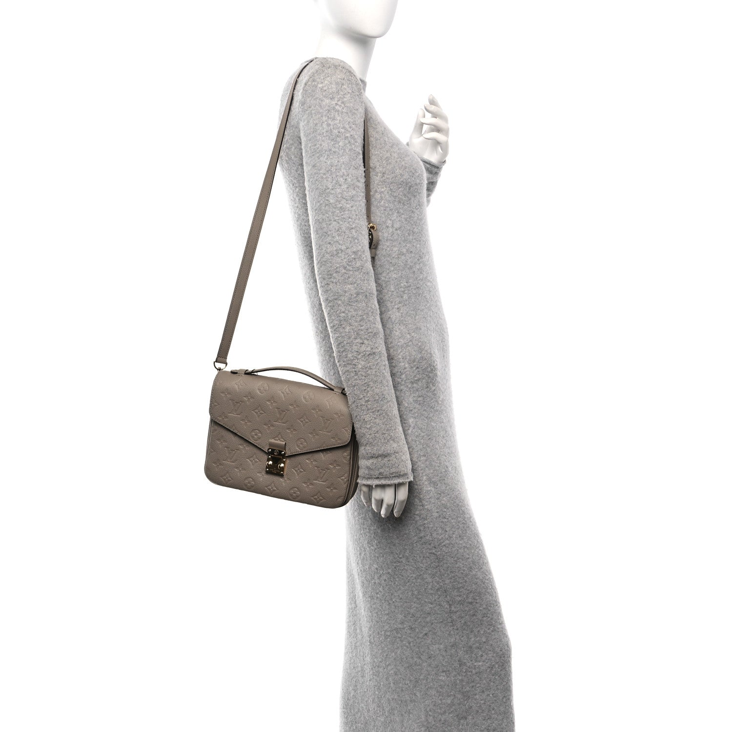 Louis Vuitton Empreinte Pochette Metis Tourterelle 2 of 9