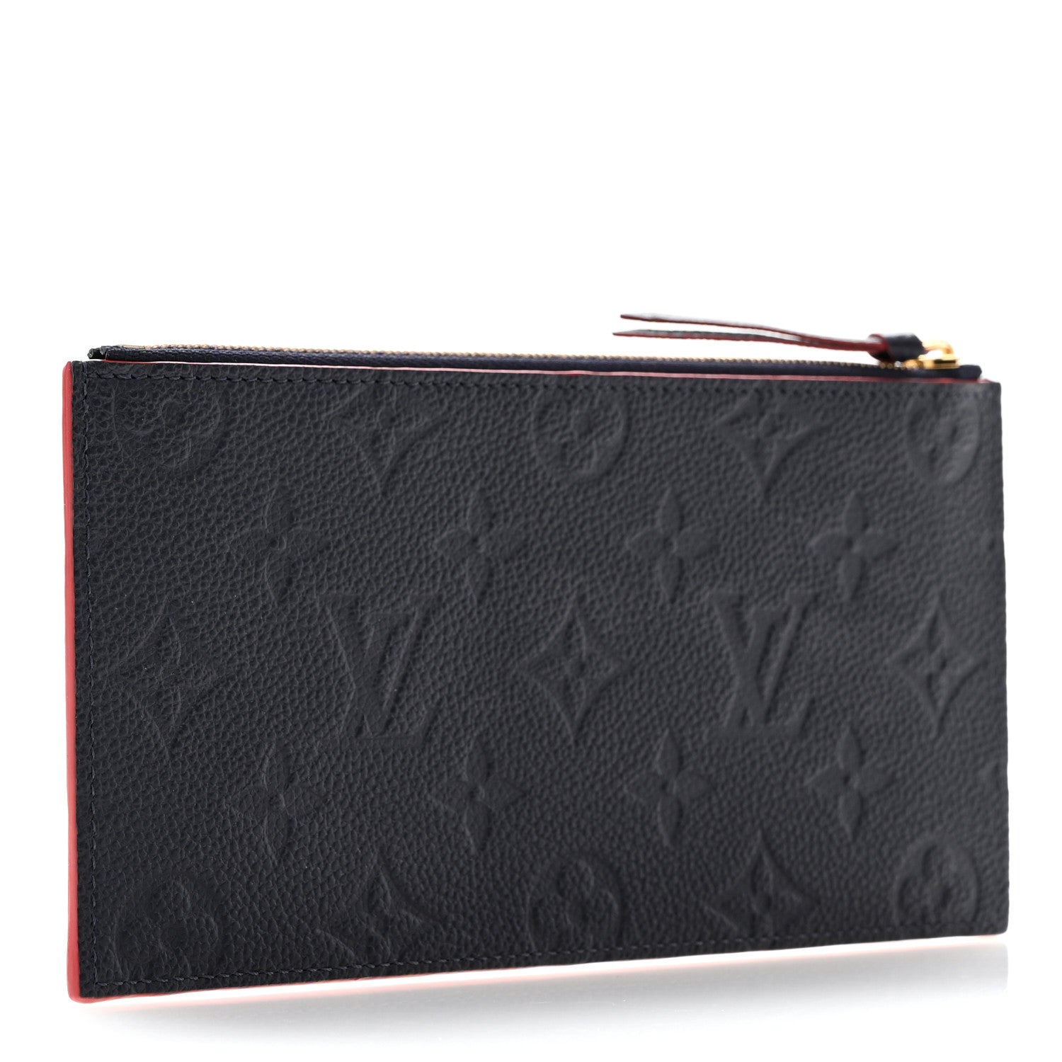 Louis Vuitton Empreinte Felicie Chain Wallet Zippered Insert Marine Rouge 3 of 6