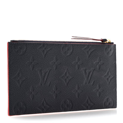 Louis Vuitton Empreinte Felicie Chain Wallet Zippered Insert Marine Rouge 3 of 6