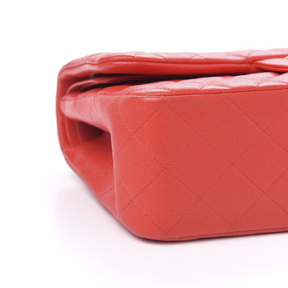 Chanel Caviar Quilted Jumbo Double Flap Red 7 of 10