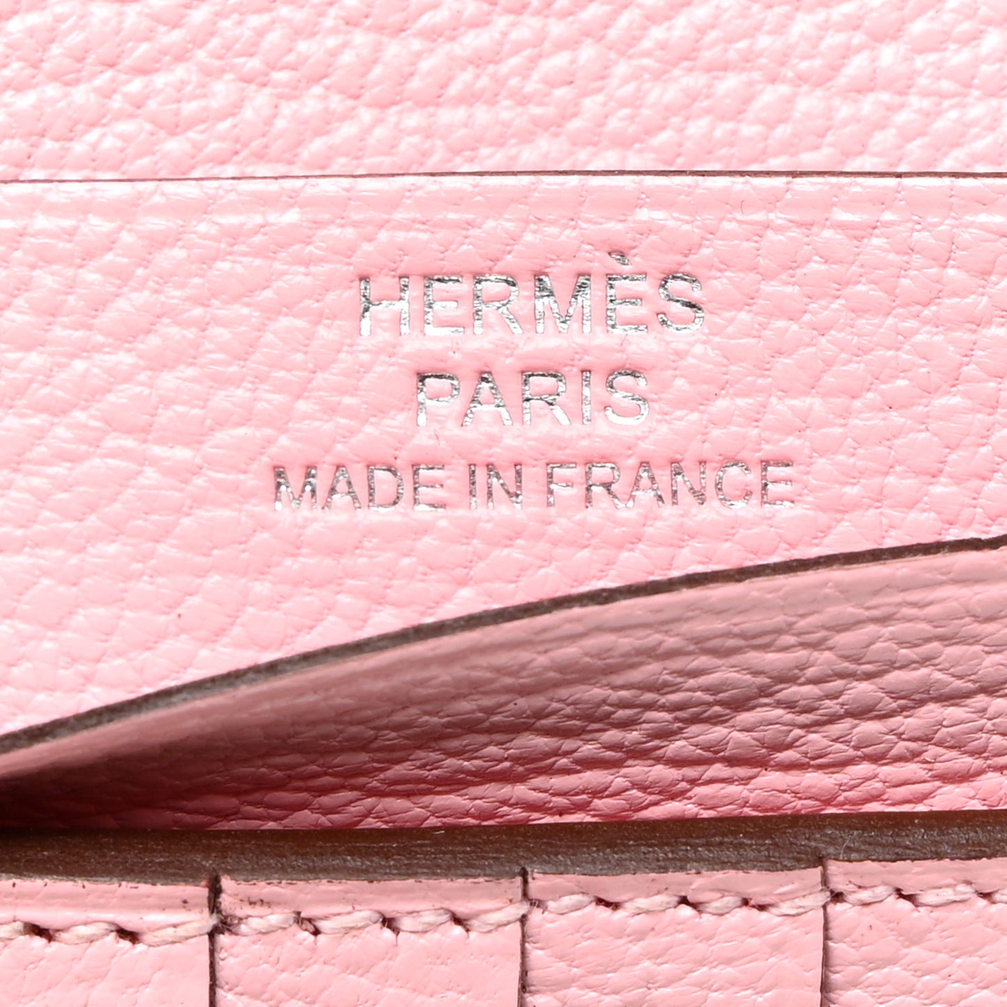 Chevre Mysore Bearn Compact Wallet Rose Sakura