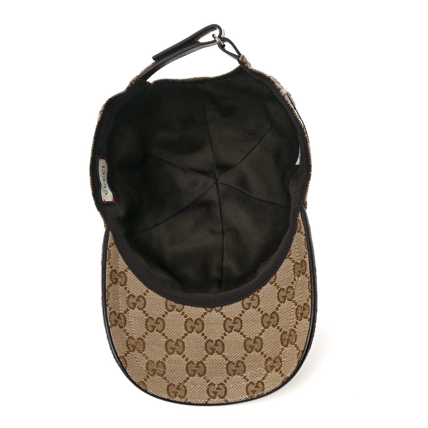 Gucci Monogram Web Baseball Hat L Beige Cocoa 7 of 9