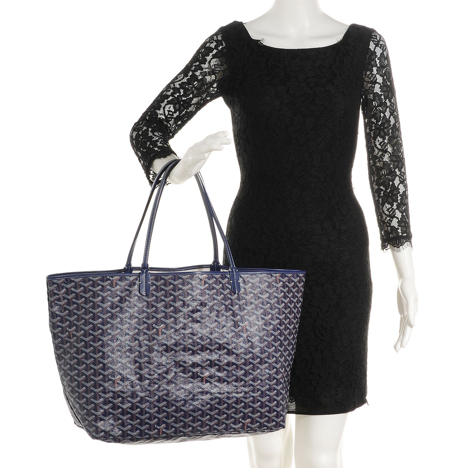 Goyard Goyardine Saint Louis GM Navy 2 of 9