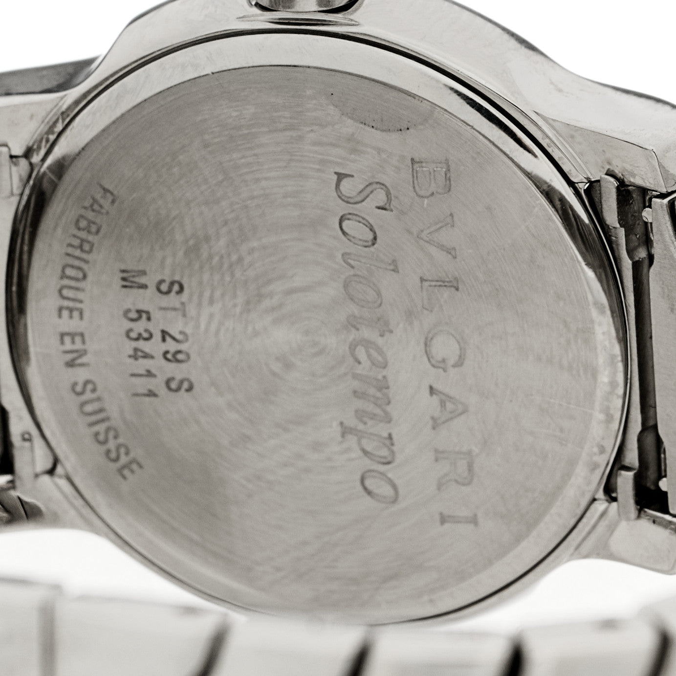 Bulgari Stainless Steel 29mm Solotempo Quartz Watch Black 4 of 4