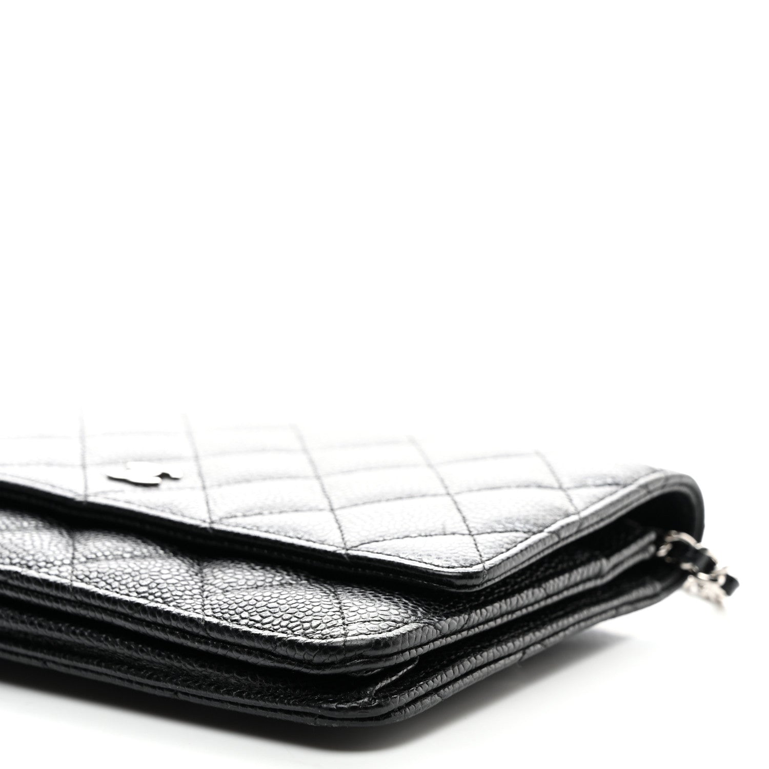 Chanel Caviar Quilted Wallet On Chain WOC Black 10 of 10