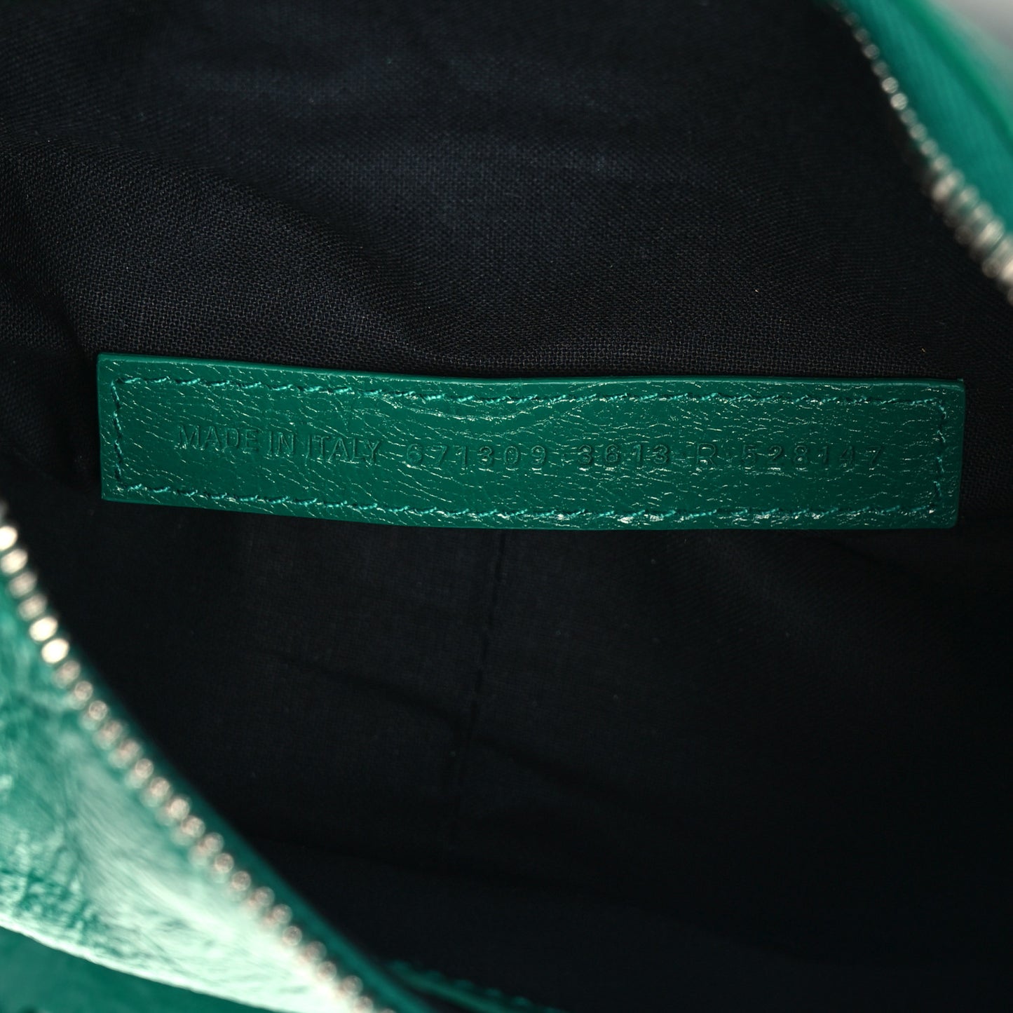 Agneau Arena XS Le Cagole Shoulder Bag Jade