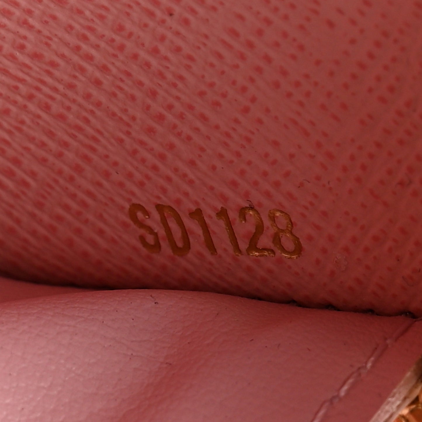Monogram Clemence Wallet Rose Ballerine
