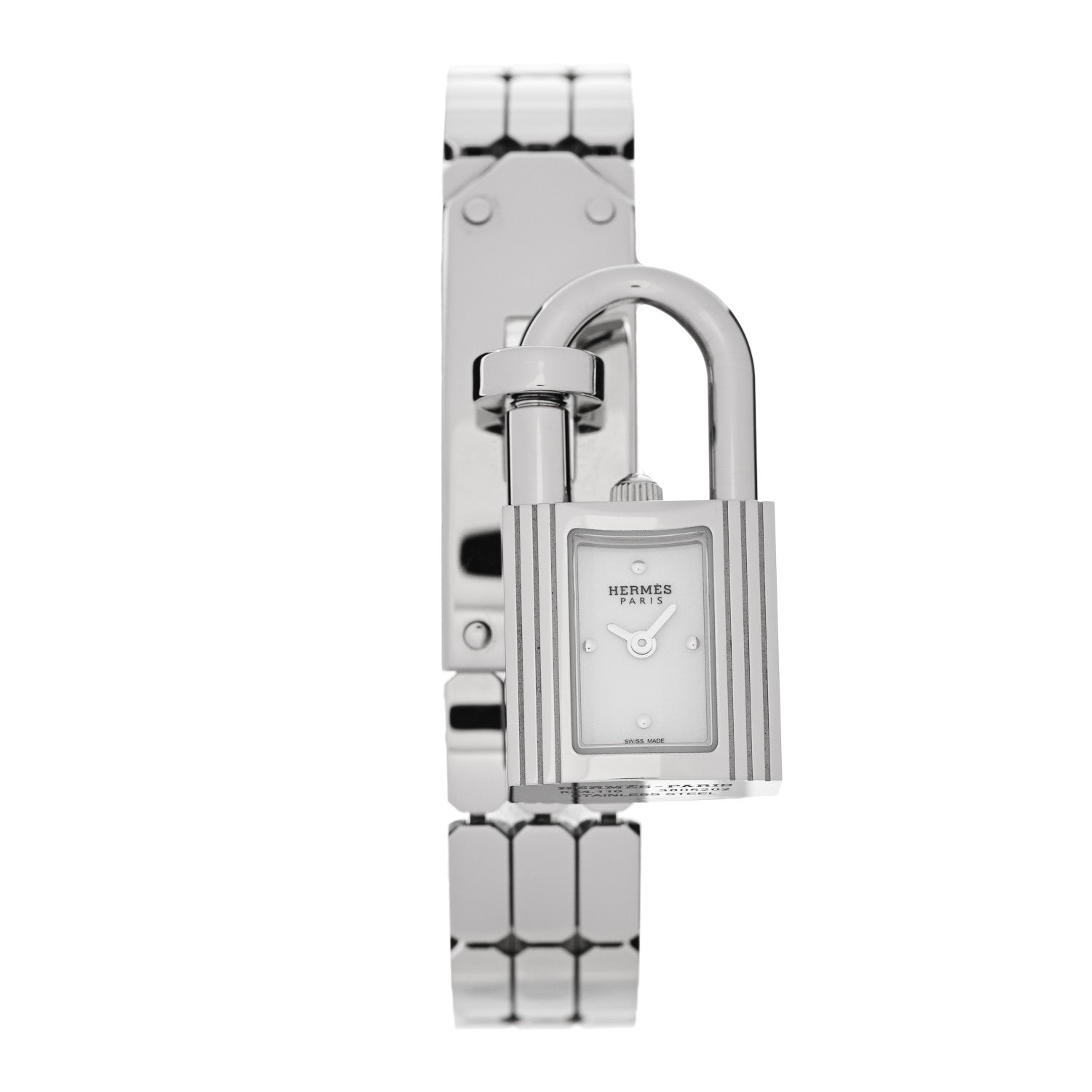 Hermes Stainless Steel 16mm Kelly Quartz Watch 1 of 5