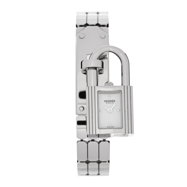 Hermes Stainless Steel 16mm Kelly Quartz Watch 1812196 – FASHIONPHILE