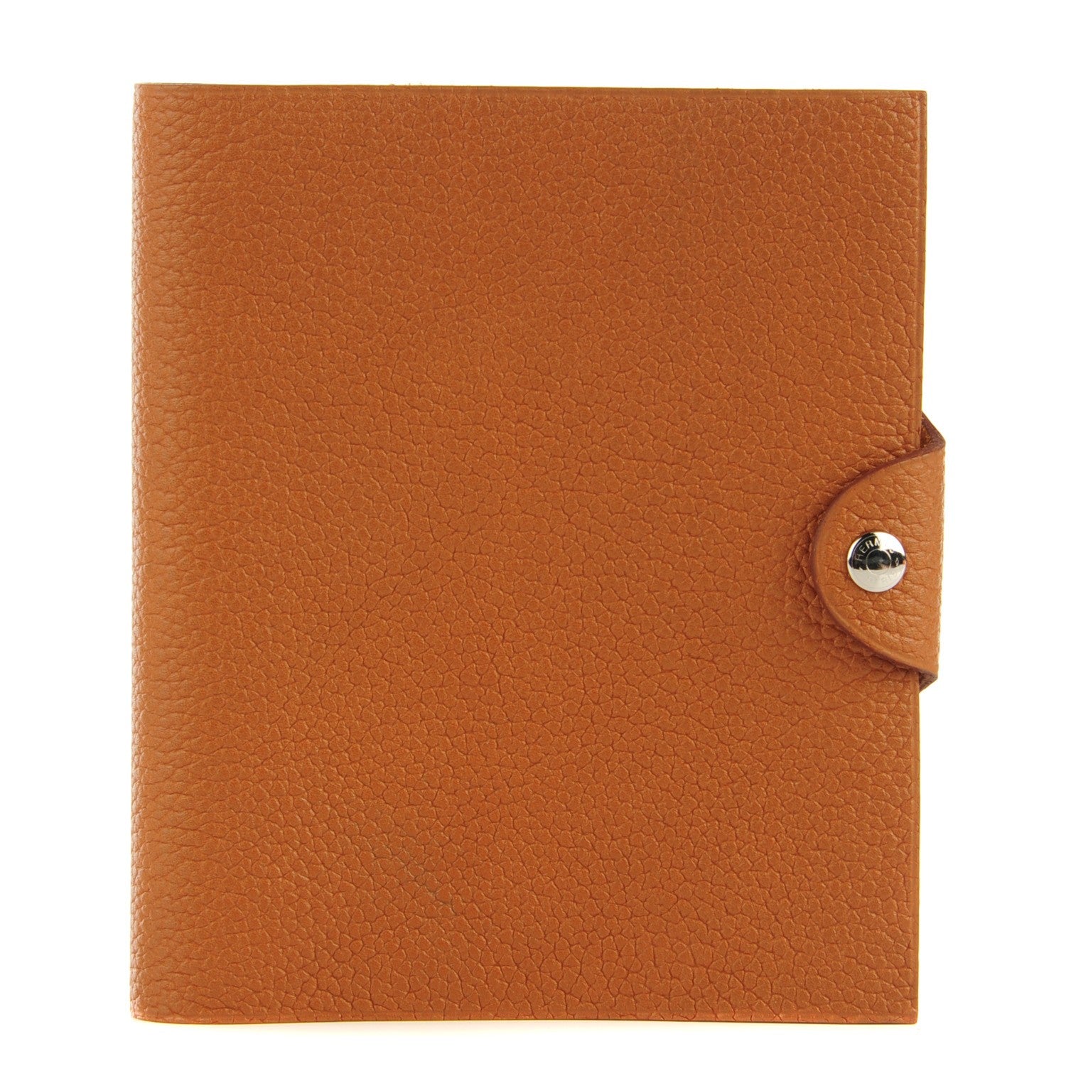 Hermes Togo Ulysse PM Notebook Cover Gold 1 of 7