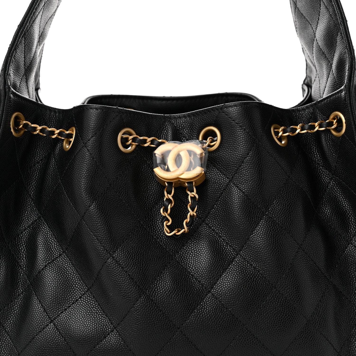 Chanel Caviar Quilted Small Chanel 25 Handbag Black 8 of 10
