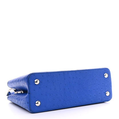 Louis Vuitton Ostrich Capucines MM Saphir 4 of 10