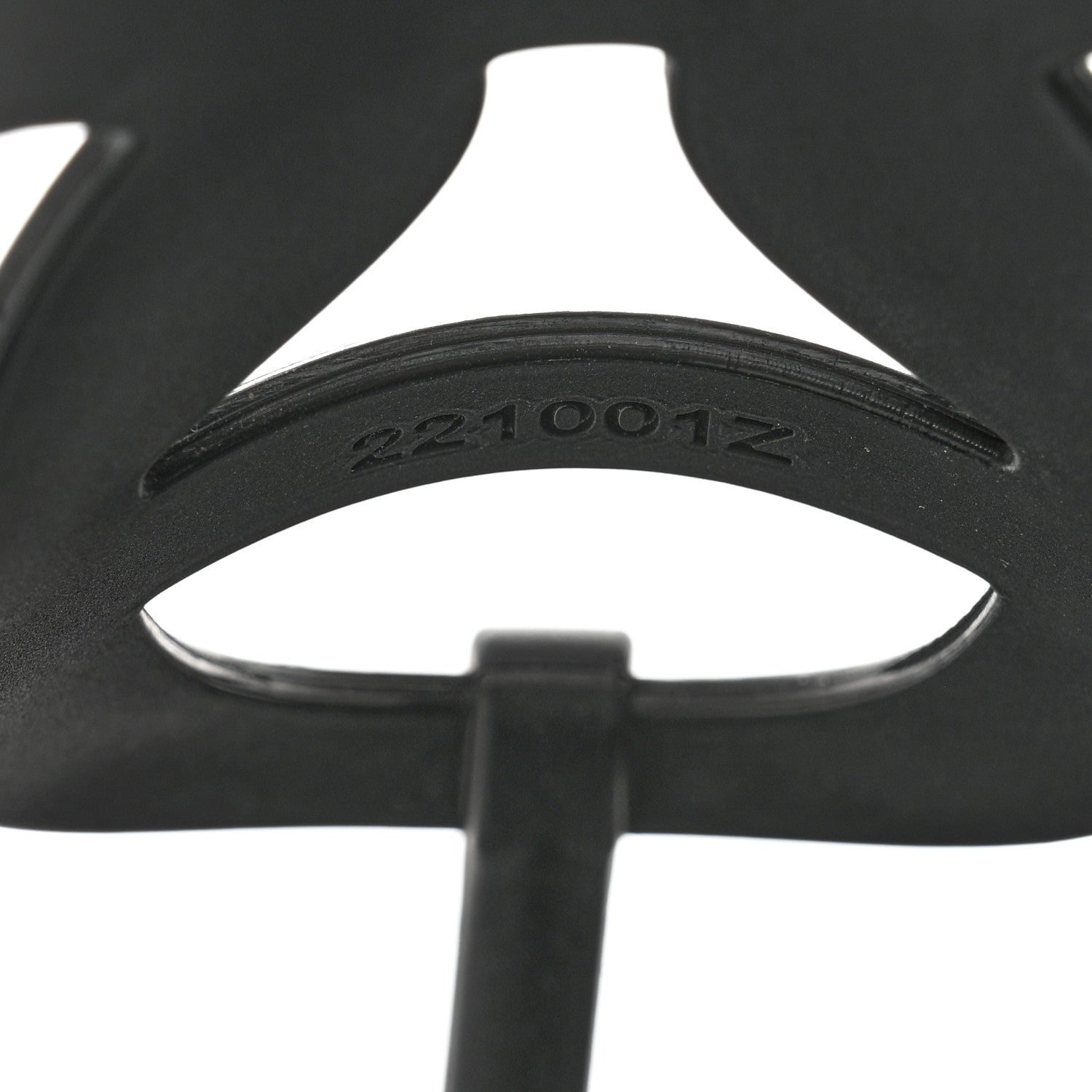 Hermes Rubber Womens Egerie Sandals 38 Black 6 of 9