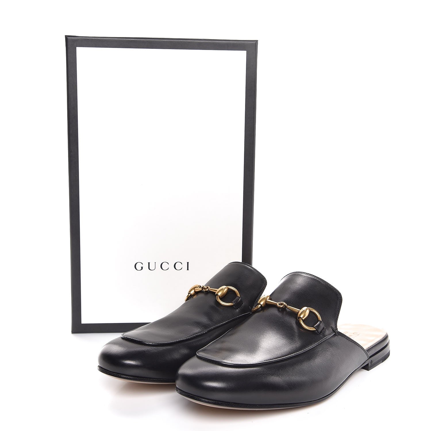 Gucci Calfskin Mens Princetown Slippers 6 Black 8 of 8