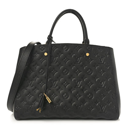 Louis Vuitton Empreinte Montaigne GM Black 1 of 9