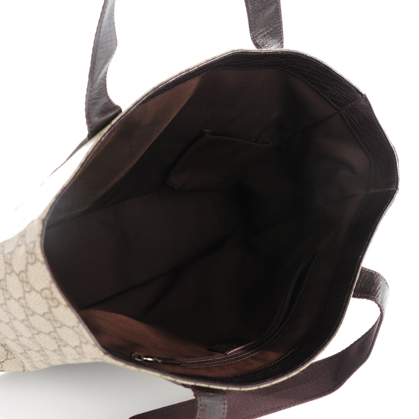 GG Plus Monogram Medium Tote Dark Brown