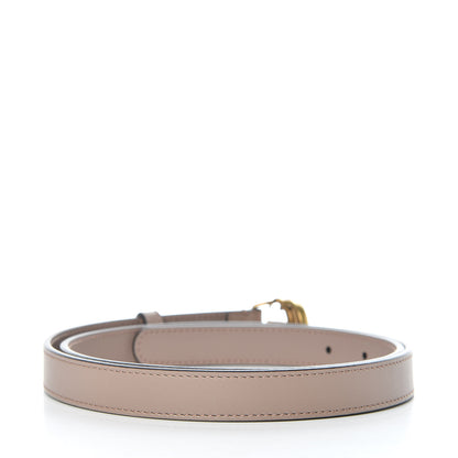Gucci Calfskin Double G 20mm Belt 90 36 Porcelain Rose 3 of 7
