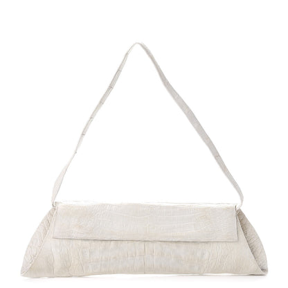 Nancy Gonzalez Crocodile Clutch White 1 of 9