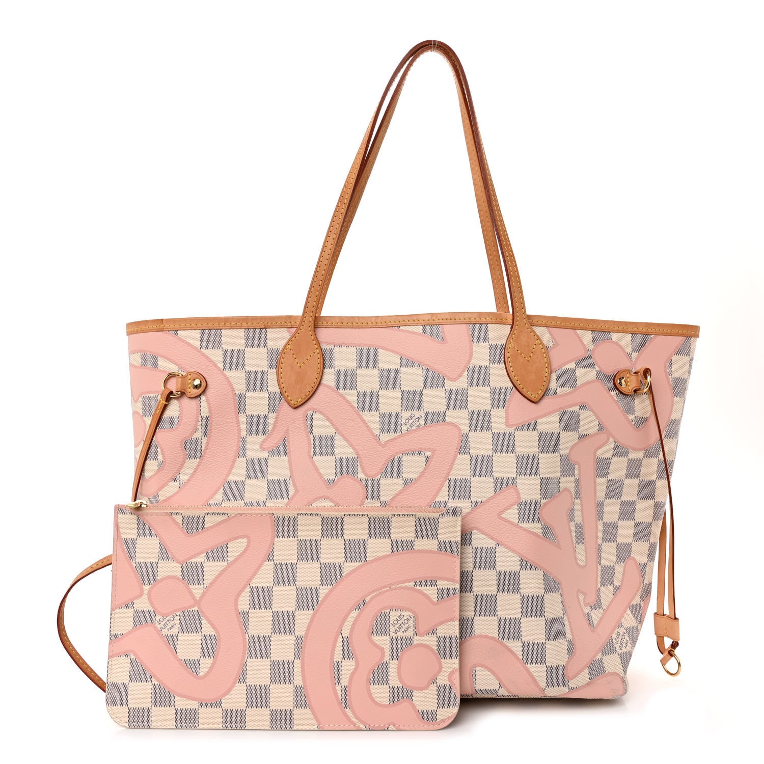 Louis Vuitton Damier Azur Tahitienne Neverfull MM 1 of 11