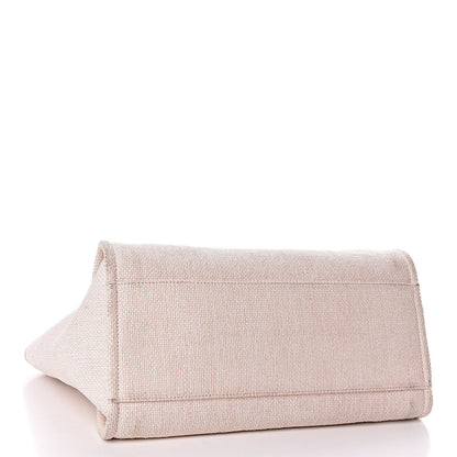 Chanel Canvas Large Deauville Tote Pink 4 of 16