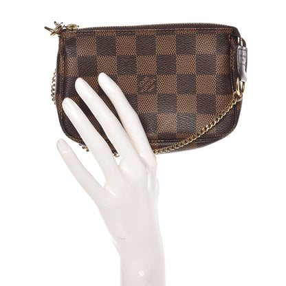 Louis Vuitton Damier Ebene Mini Pochette Accessories 10 of 16