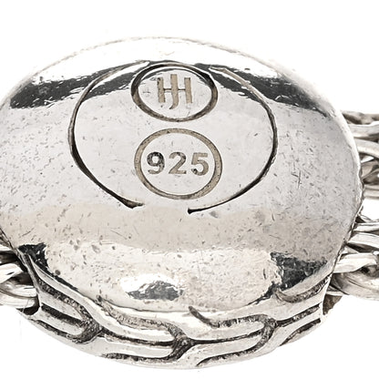 John Hardy Sterling Silver Diamond Classic Chain Round Pull Through Bracelet 3 of 3