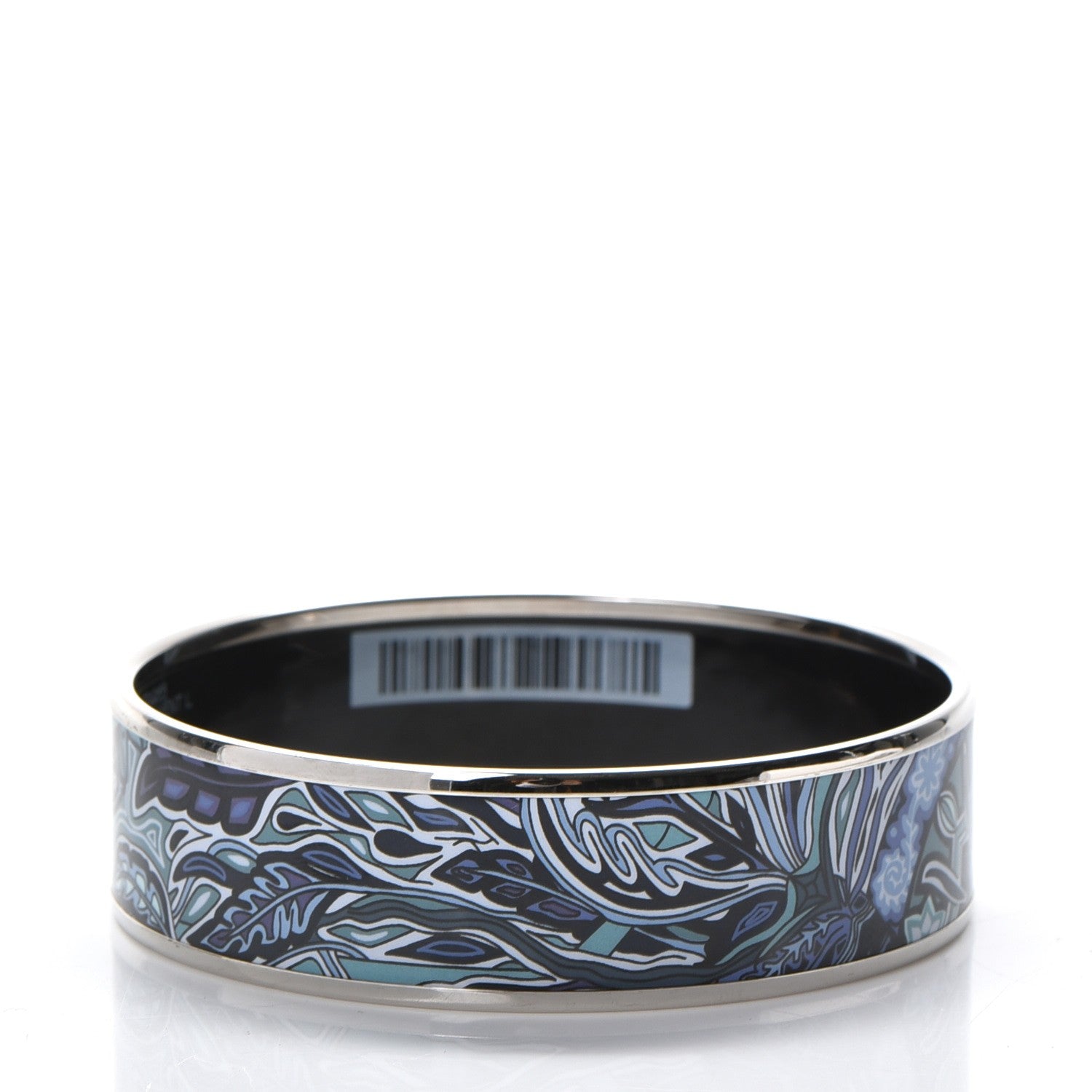 Hermes Enamel Printed Wide Larbe Du Vent Bracelet 65 Encres 3 of 5