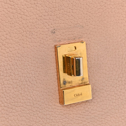 Chloe Grained Lambskin Drew Shoulder Bag Cement Pink 12 of 17