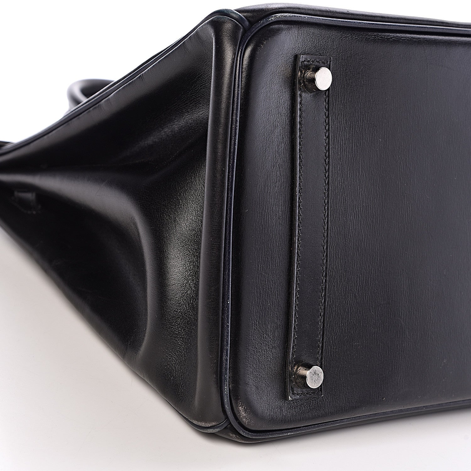 Hermes Box Birkin 35 Black Bleu Marine 36 of 42