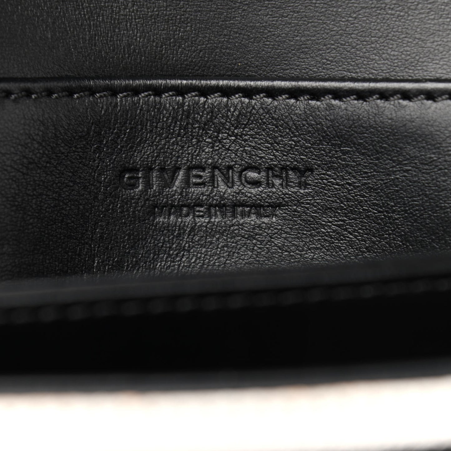 Calfskin Duetto Crossbody Bag White Black