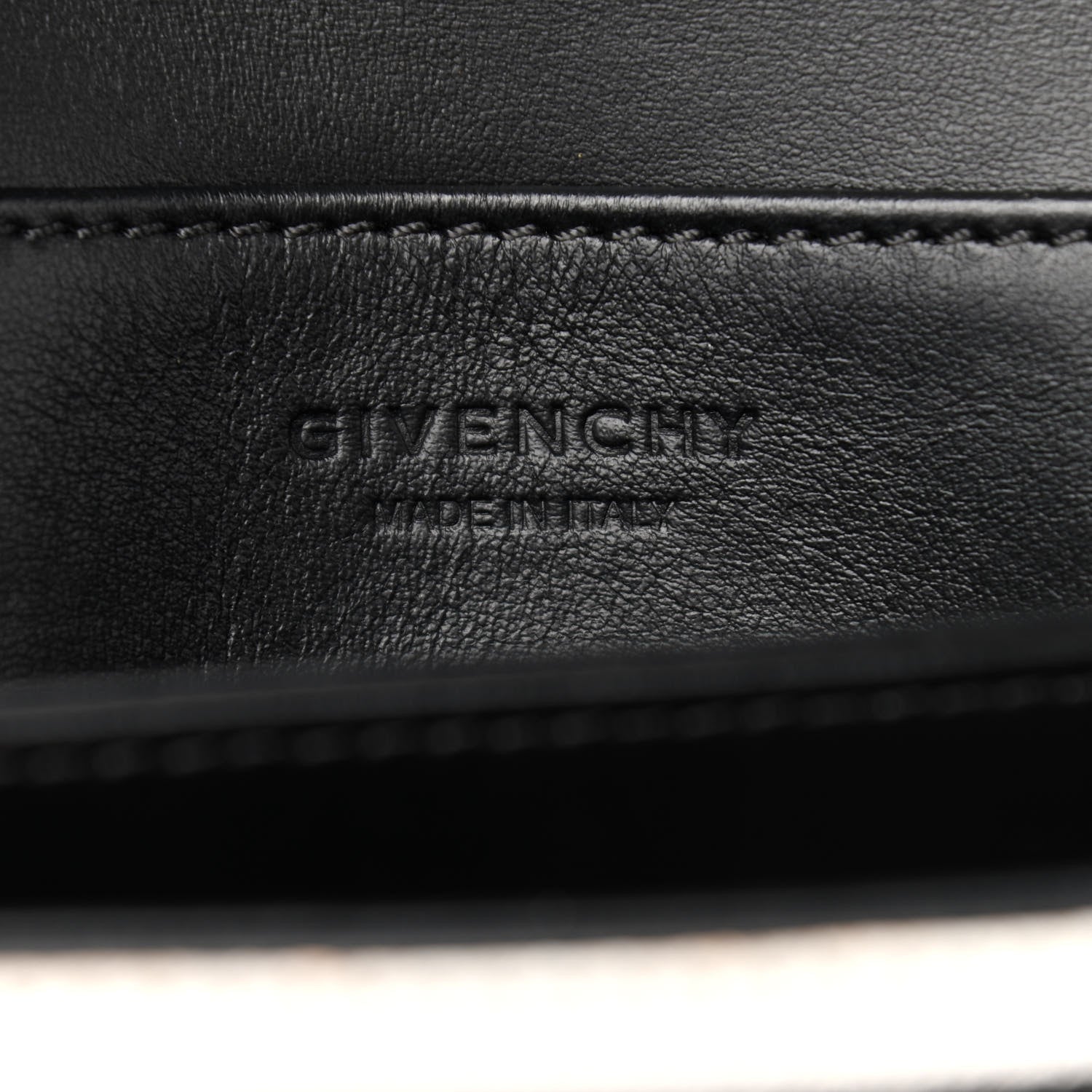 Givenchy Calfskin Duetto Crossbody Bag White Black 6 of 10