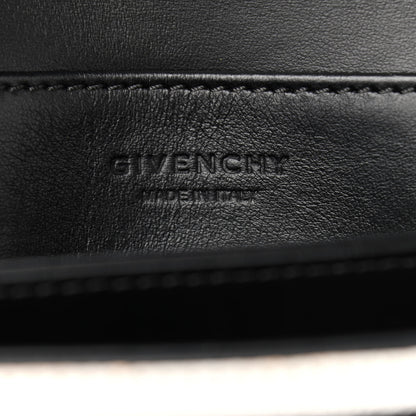 Givenchy Calfskin Duetto Crossbody Bag White Black 6 of 10