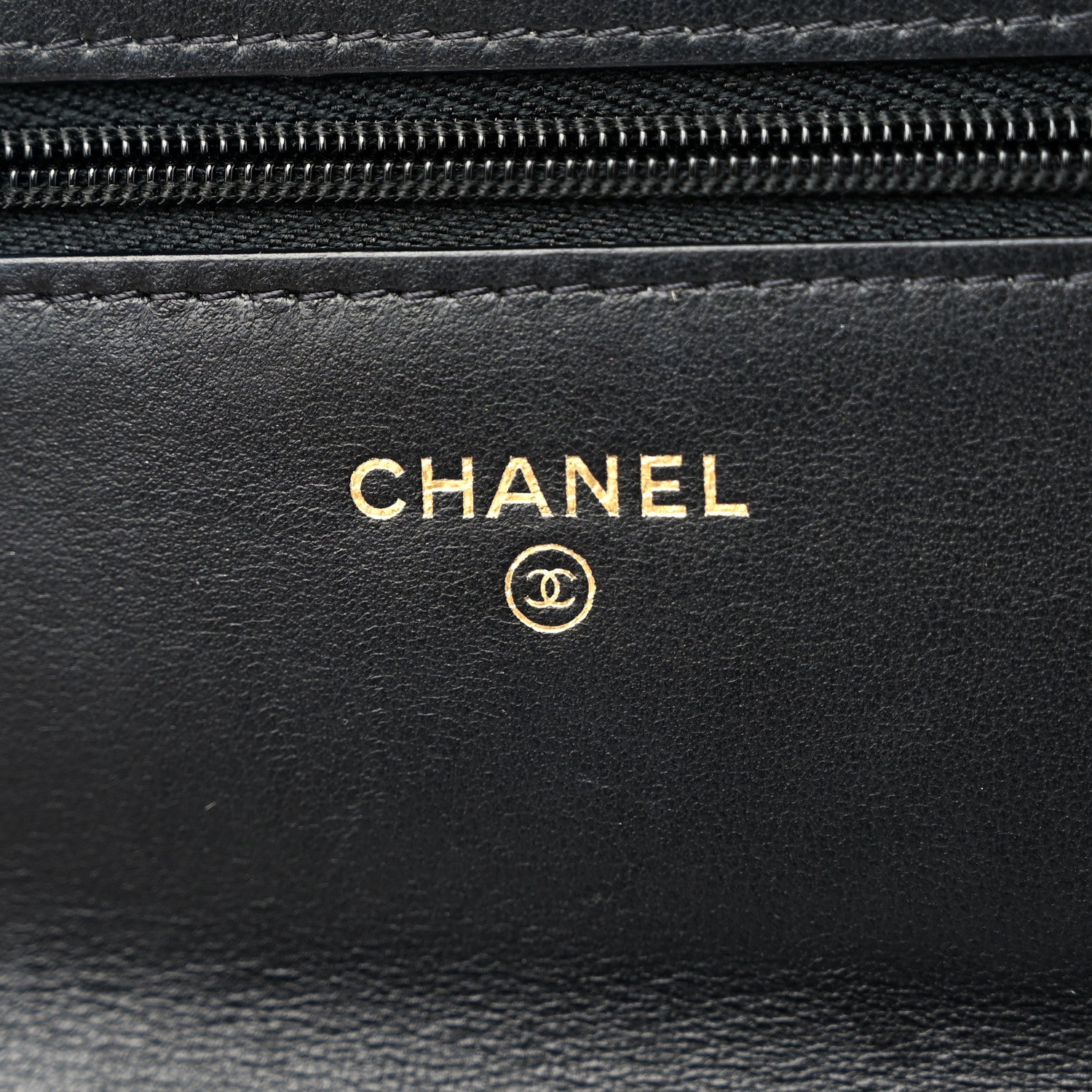 Chanel Lambskin Quilted Wallet On Chain WOC White Black 6 of 13