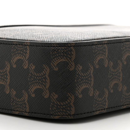 Celine Triomphe Canvas Small Messenger Bag Black 9 of 10