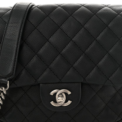 Chanel Caviar Quilted Small Rock In Rome Flap Black 8 of 10