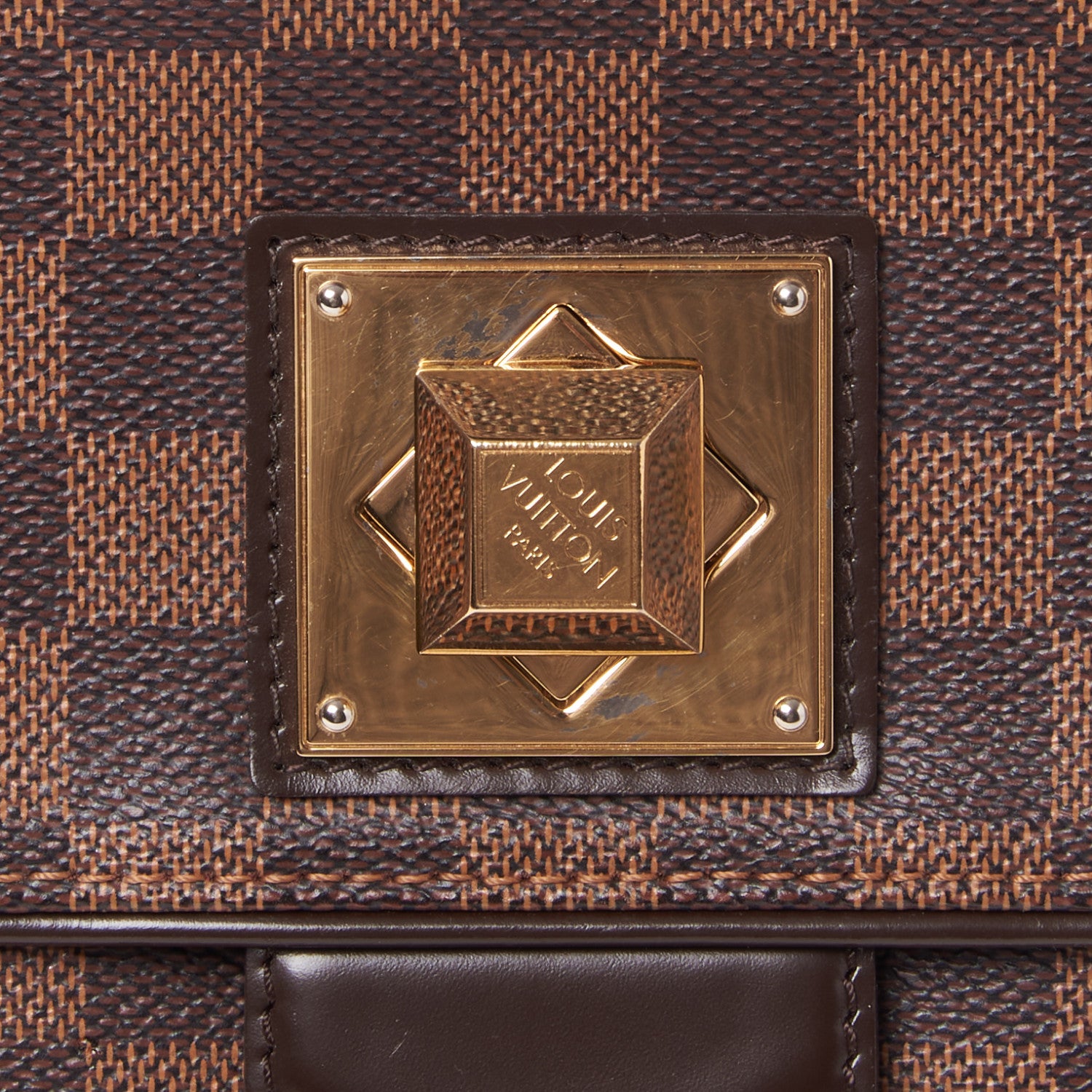 Louis Vuitton Damier Ebene Bergamo MM 6 of 8