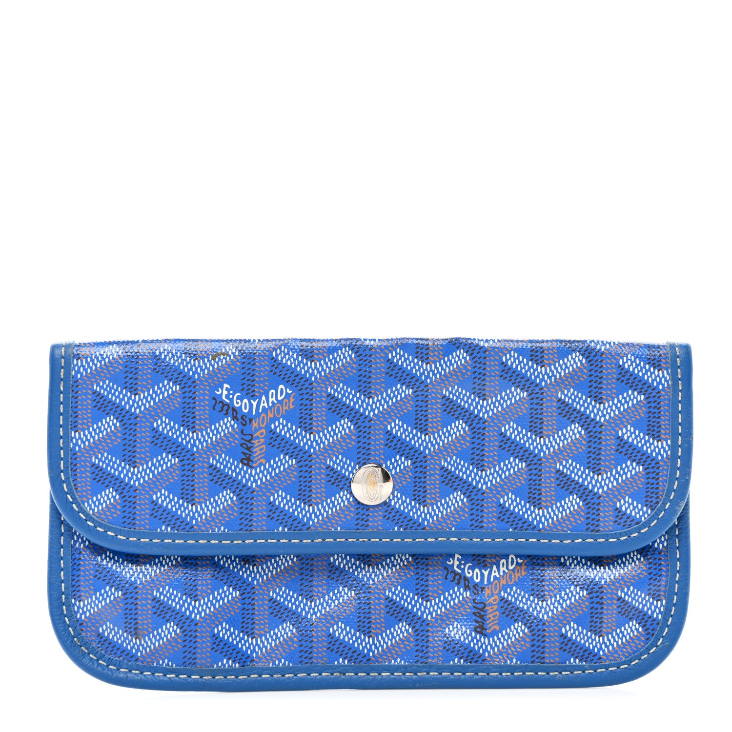 Goyard Goyardine Pouch Sky Blue 1 of 7