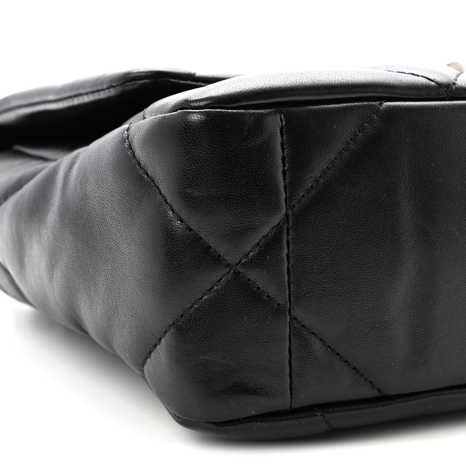 Chanel Lambskin Quilted Medium Chanel 19 Flap Black 9 of 10