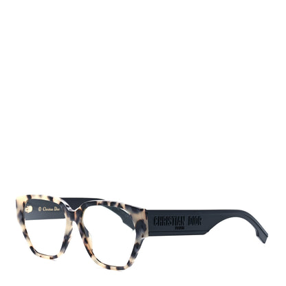 Christian Dior Acetate Square DiorID1 Sunglasses White Tortoise 1 of 9