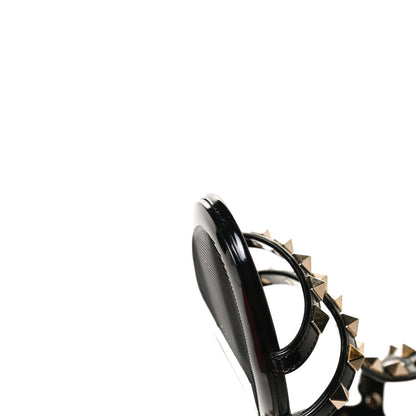 Valentino Garavani PVC Jelly Rockstud Caged Sandals 36 Black 20 of 22
