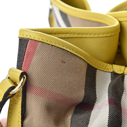 Burberry House Check Small Canterbury Tote Yellow 17 of 18