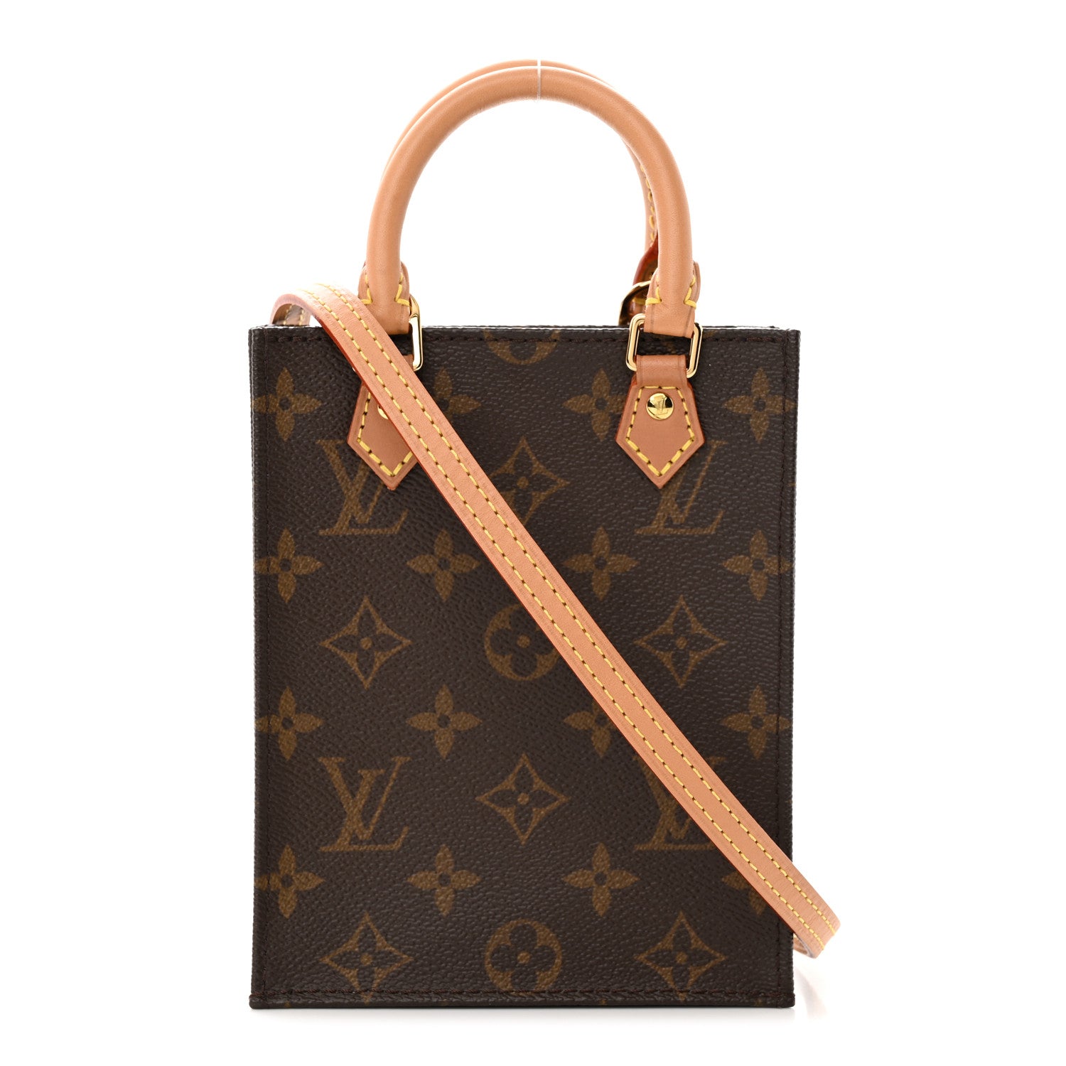 Louis Vuitton Monogram Petit Sac Plat 1 of 12