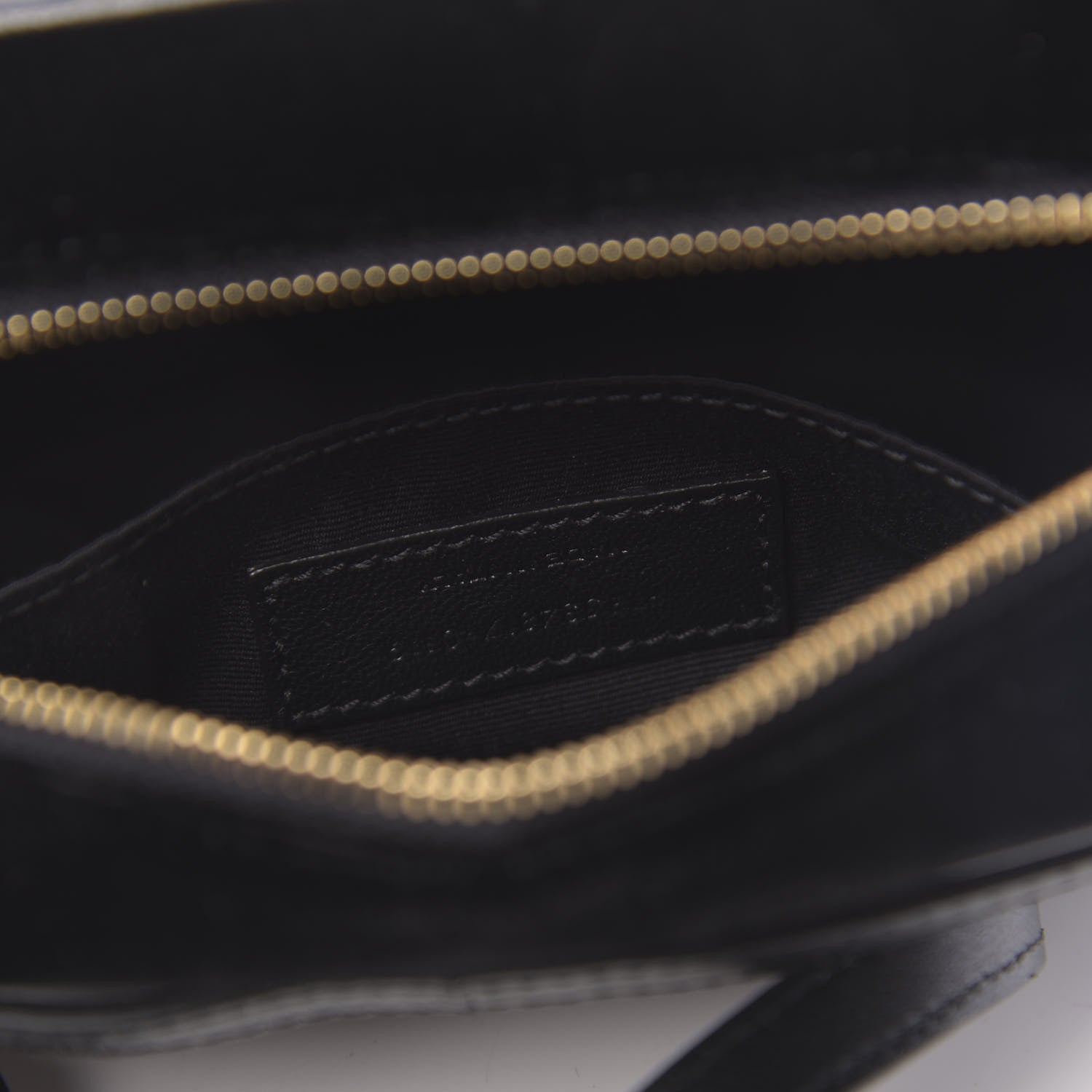 Saint Laurent Velour Matelasse Monogram Lou Belt Bag Black 7 of 10