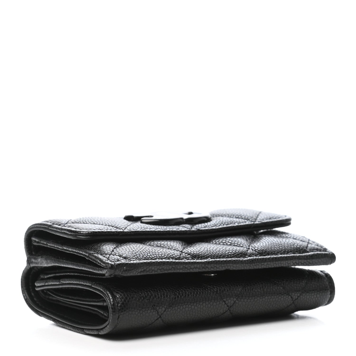 Chanel Caviar Quilted My Everything Small Flap Wallet Black 4 of 8