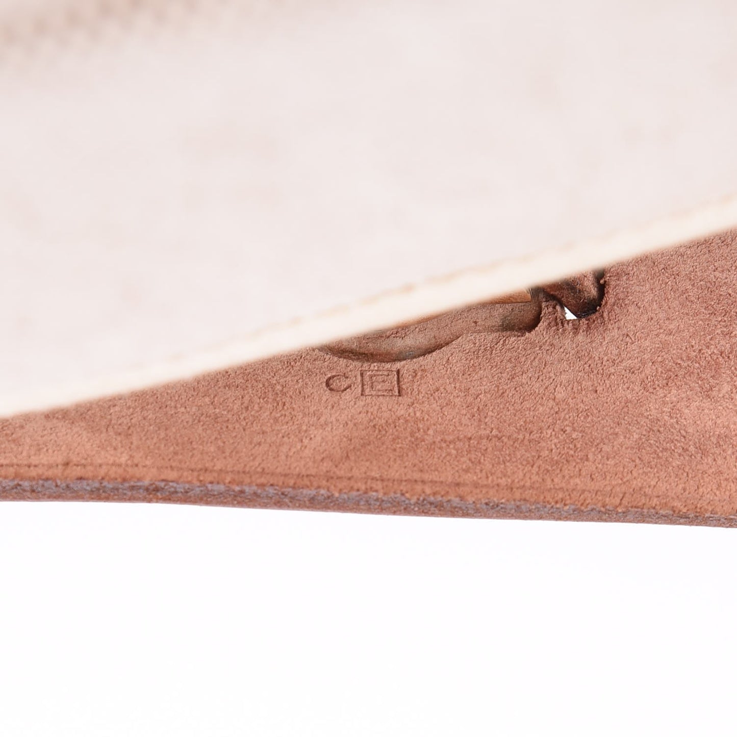 Toile Vache Calfskin Herbag 30 PM Natural