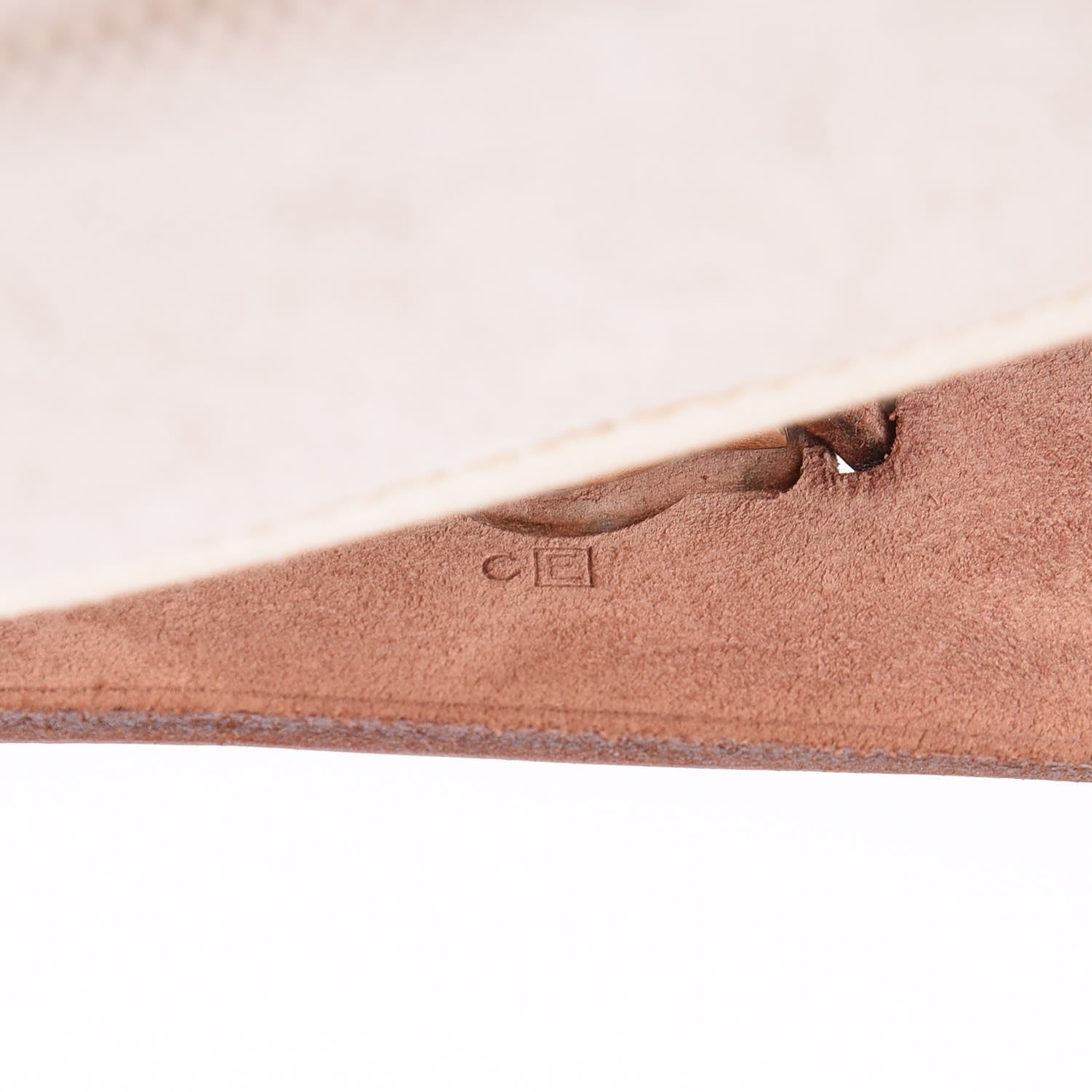 Hermes Toile Vache Calfskin Herbag 30 PM Natural 8 of 10