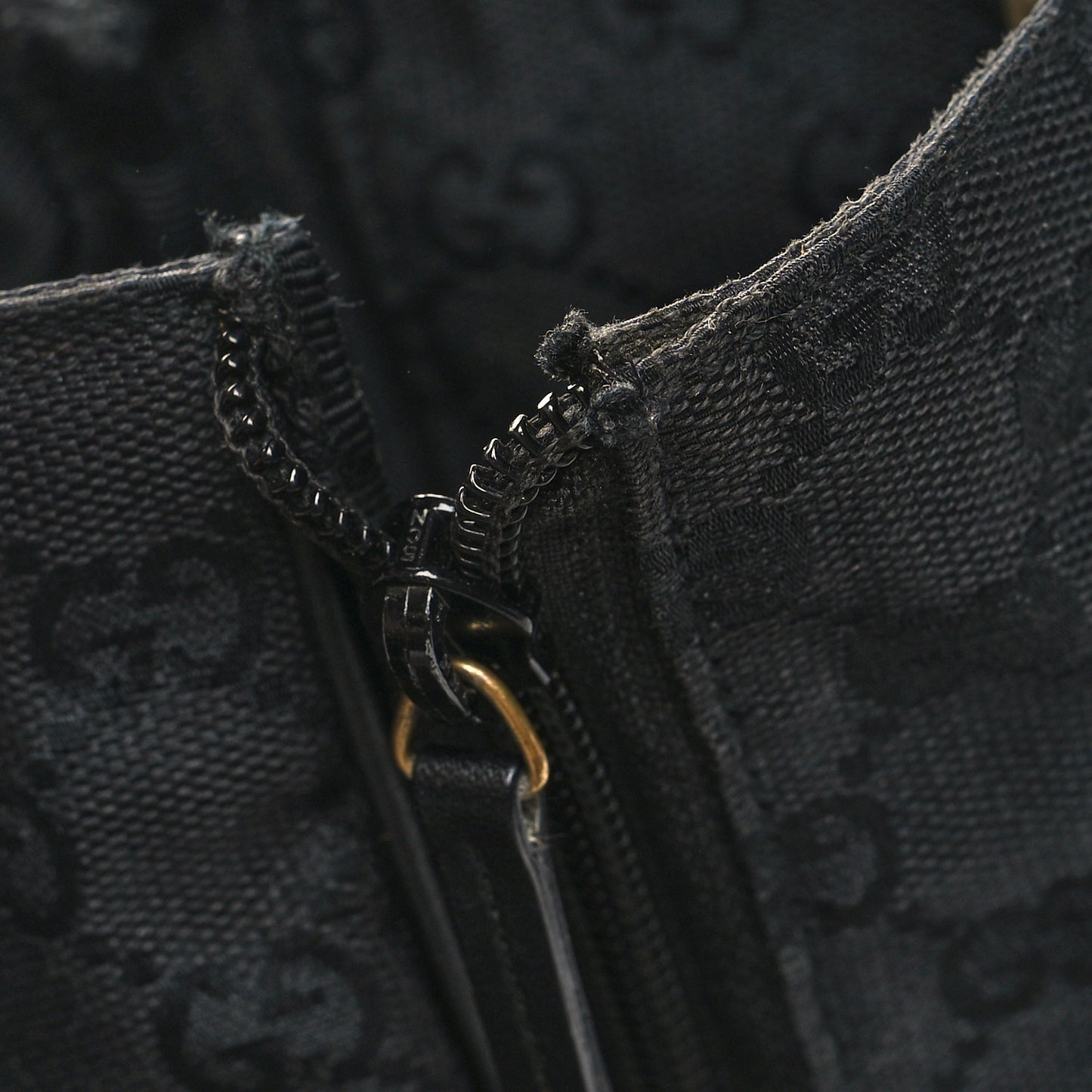 Monogram Web Dog Carrier Black
