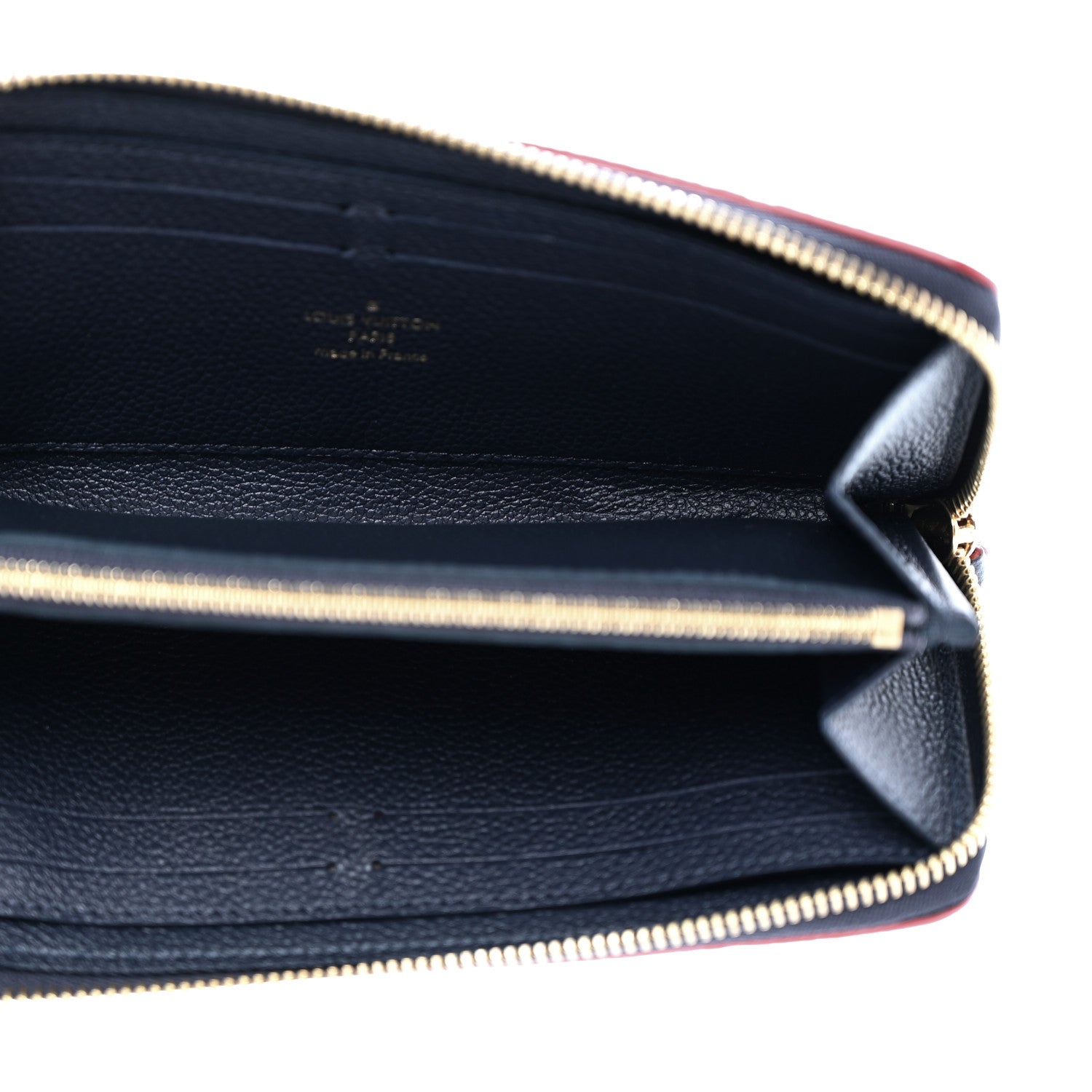 Louis Vuitton LOUIS VUITTON Empreinte Clemence Wallet Marine Rouge 5 of 6