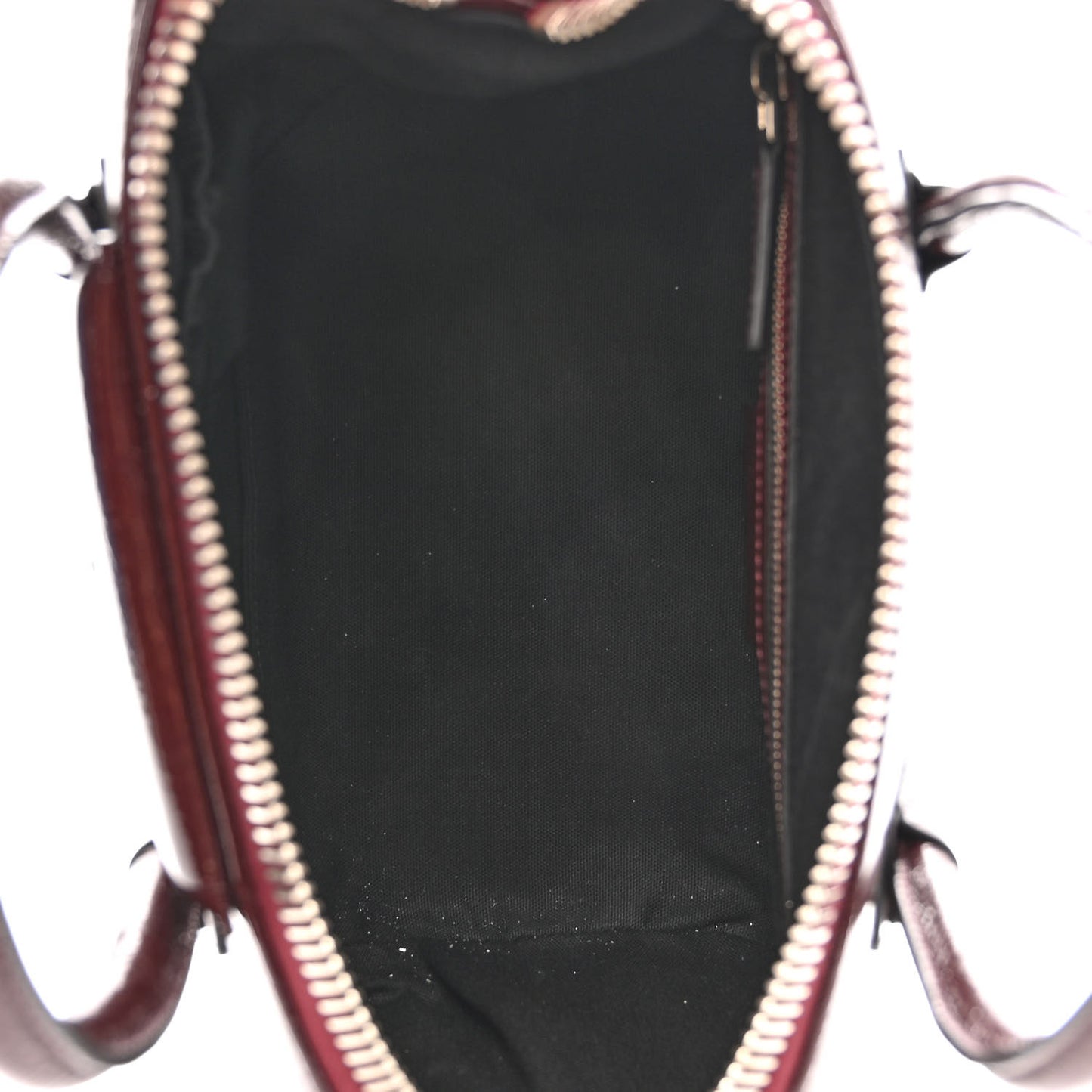 Crinkled Patent Calfskin Small Antigona Aubergine
